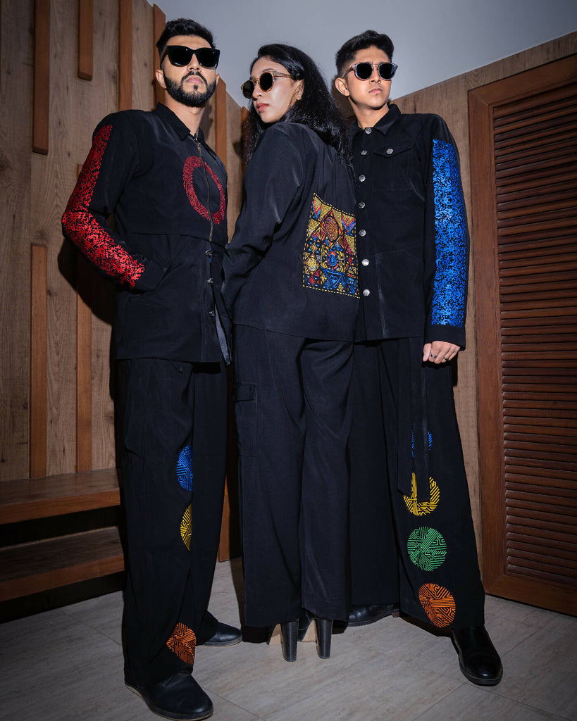 Contrivance Embroidered Trouser
