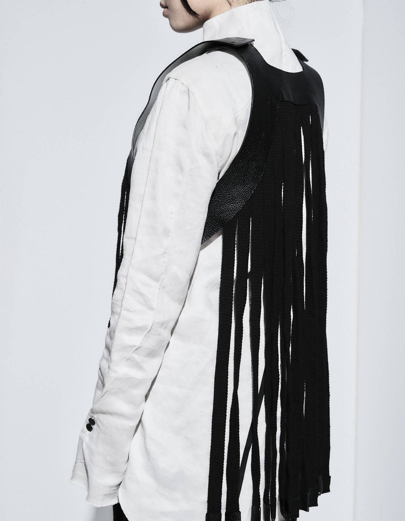 Contemporary Leather Rope Body Top Kashan