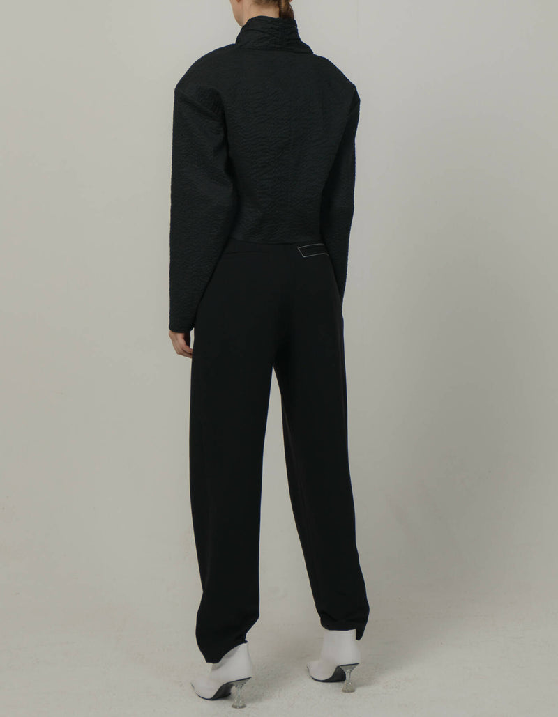 Lee Cotton Cropped Jacket - Black