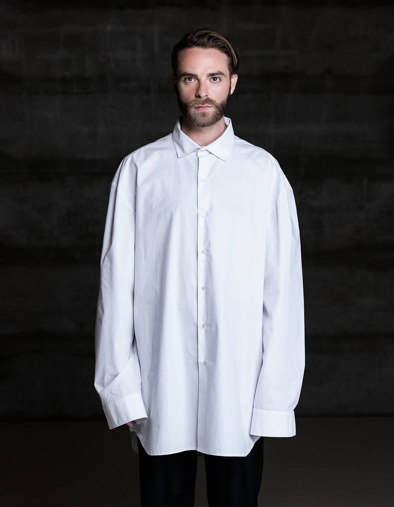 Extreme Oversize White Dress Shirt
