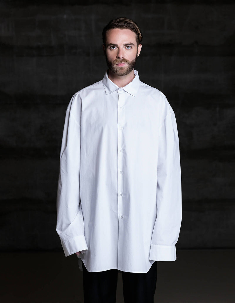 Extreme Oversize White Dress Shirt