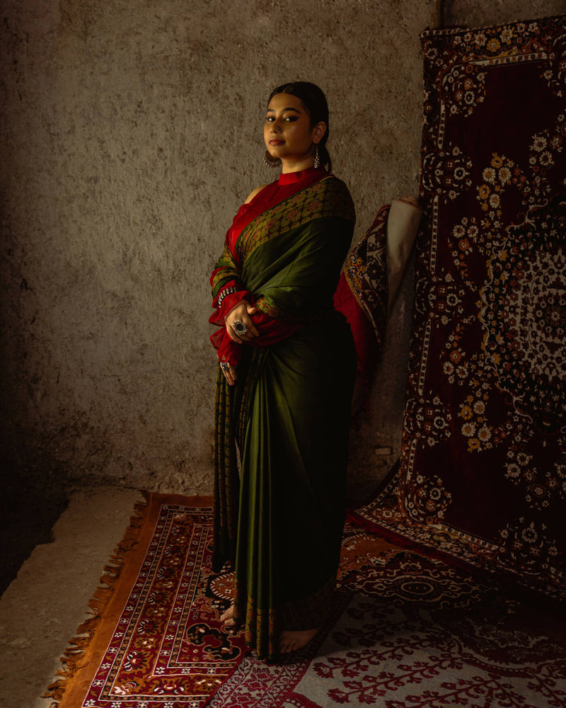 Verde Saree - Folk That Sh*t
