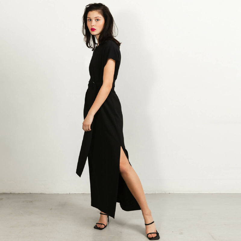 Long black Sunday dress