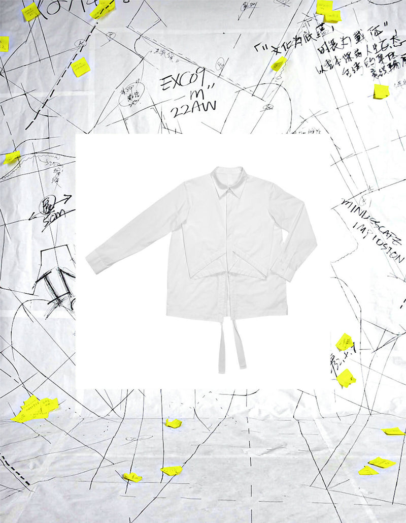 Symmetrical Triangle Structure Shirt