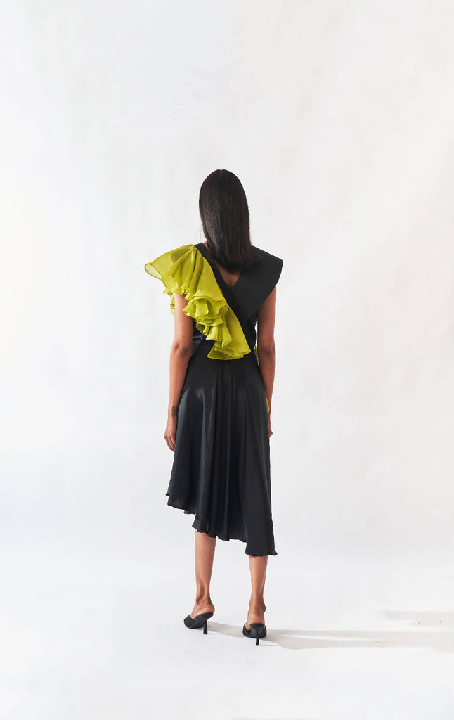 Shoulder Padded Dress