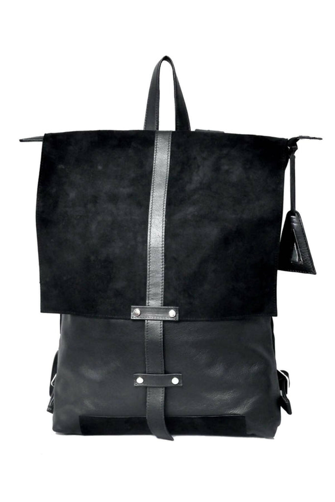 Inifinite Whirling Suede Backpack