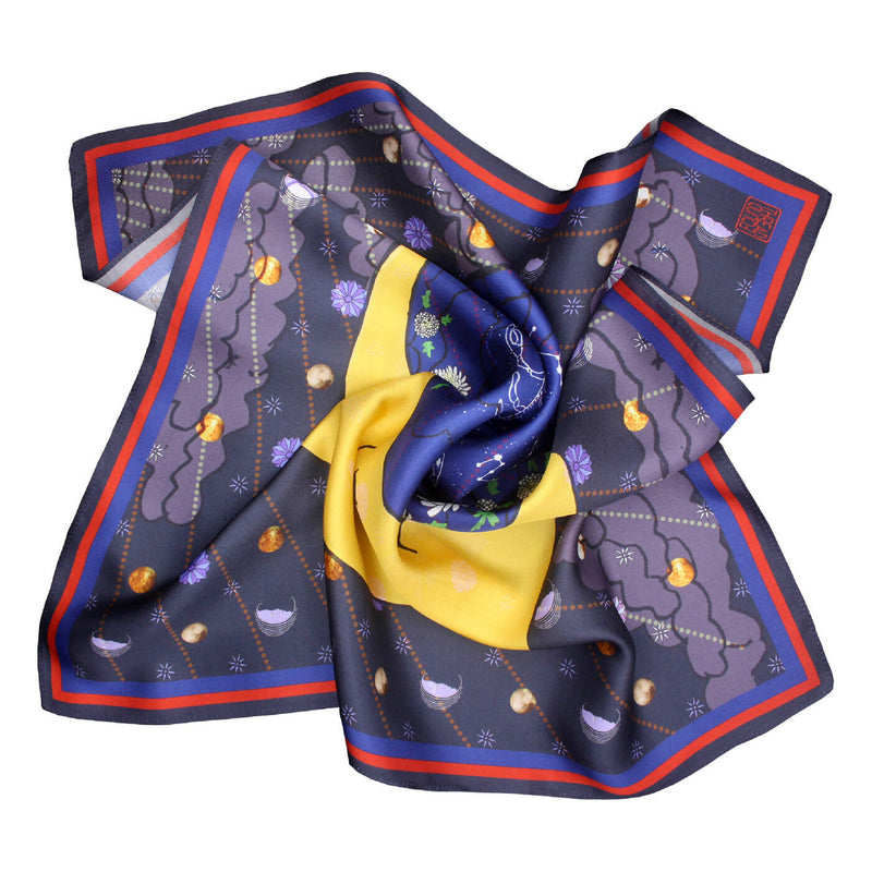 Scorpio silk scarf