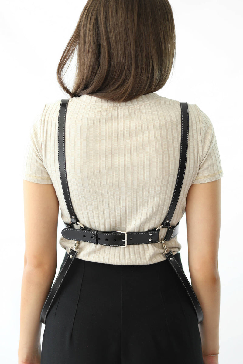 Underbust Leather Harness