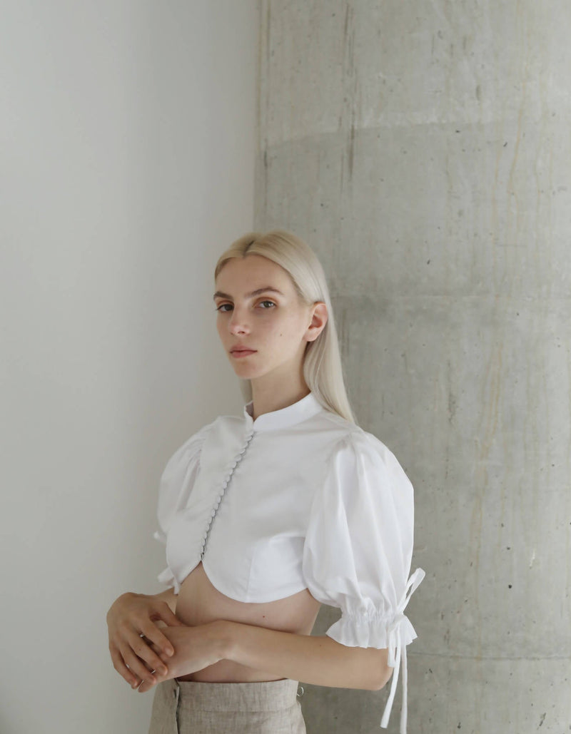 Dite Button Up White Shirt