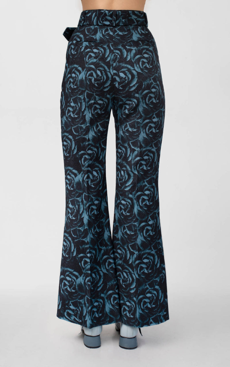 Blue Roses Pants