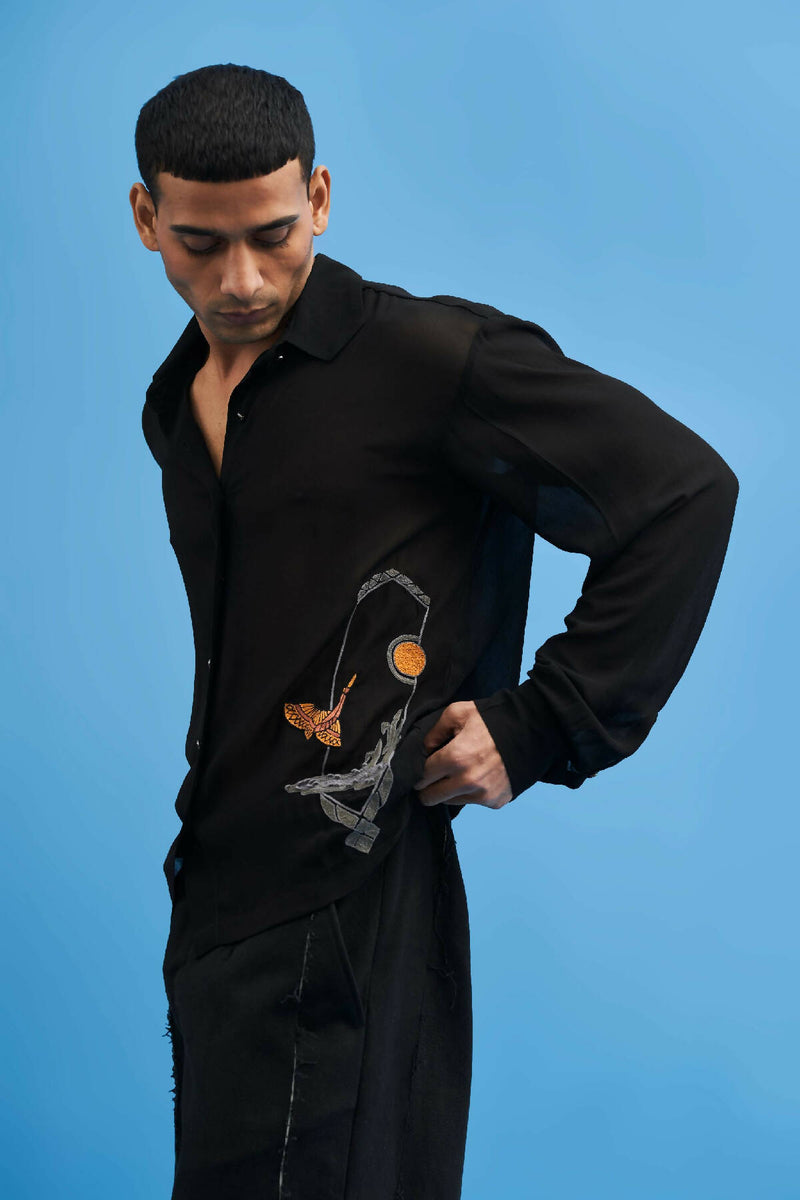 Sutairu Hand Embroidered Shirt