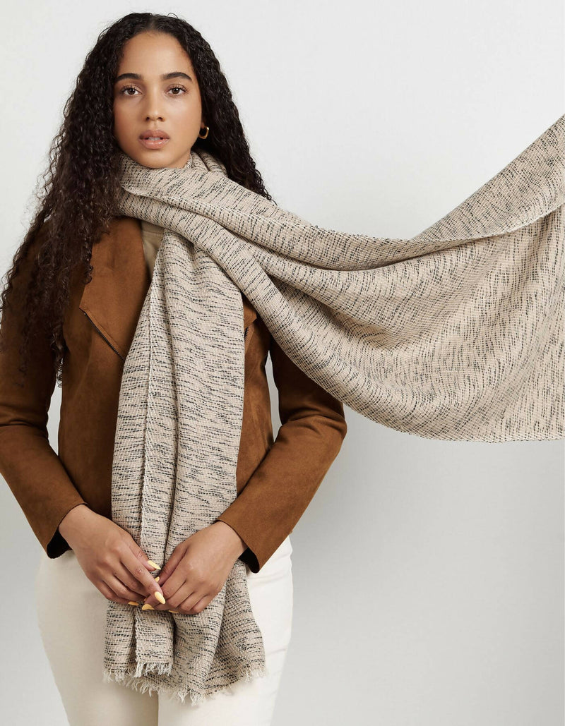 Forest Night Cashmere Merino Scarf