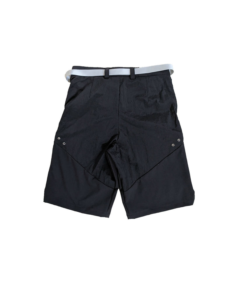 Slashed Track Shorts