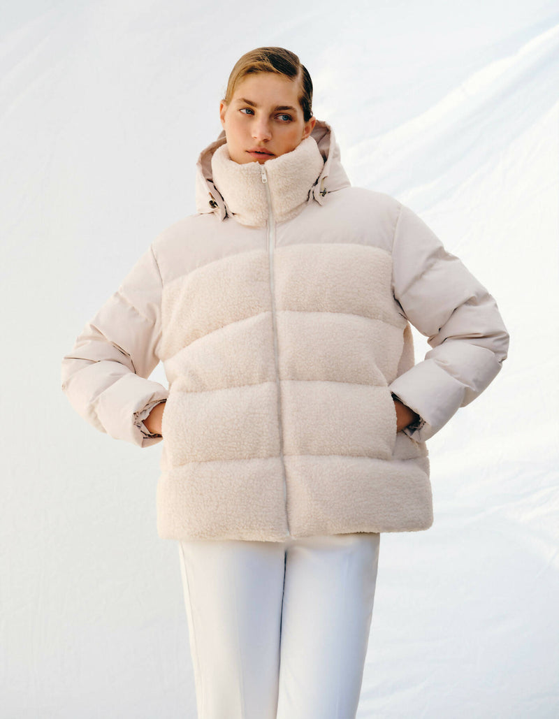 Down puffer “Teddy” milk