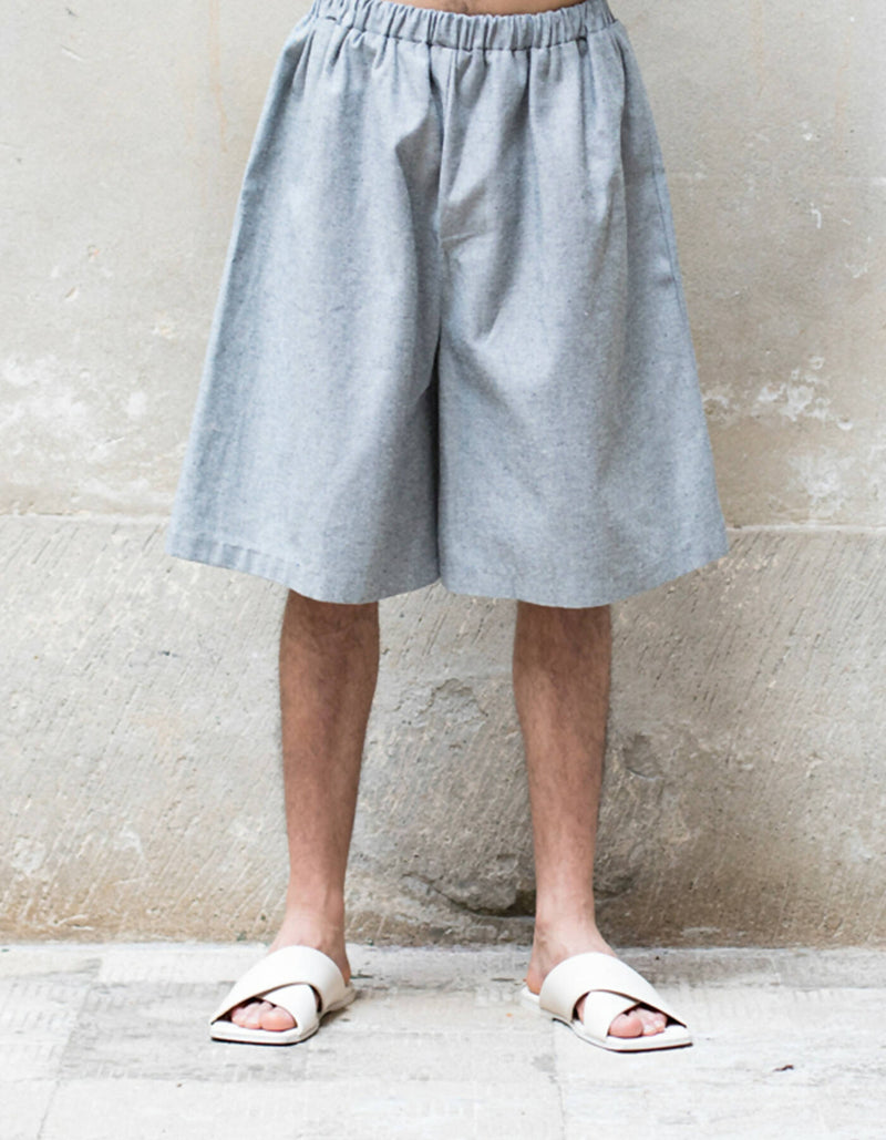 KARATEGI DENIM SHORTS