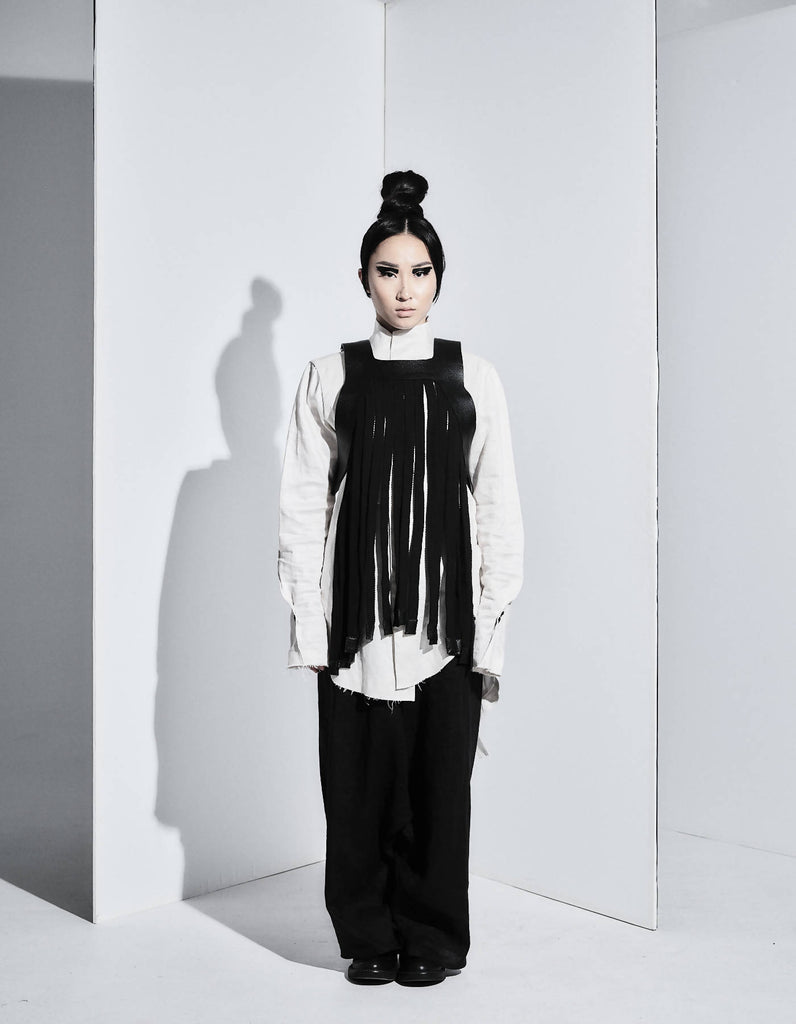 Contemporary Leather Rope Body Top Kashan