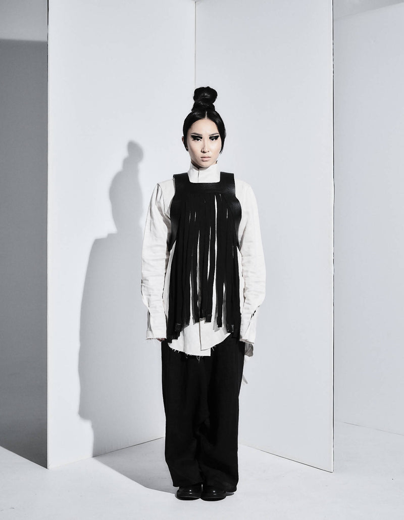 Contemporary Leather Rope Body Top Kashan