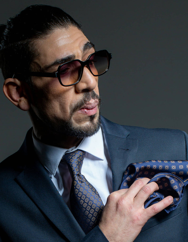 Handmade Silk Jacquard Tie “Gospel Binding”