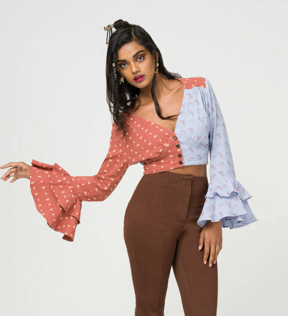 Dawn & Dusk Crop Blouse