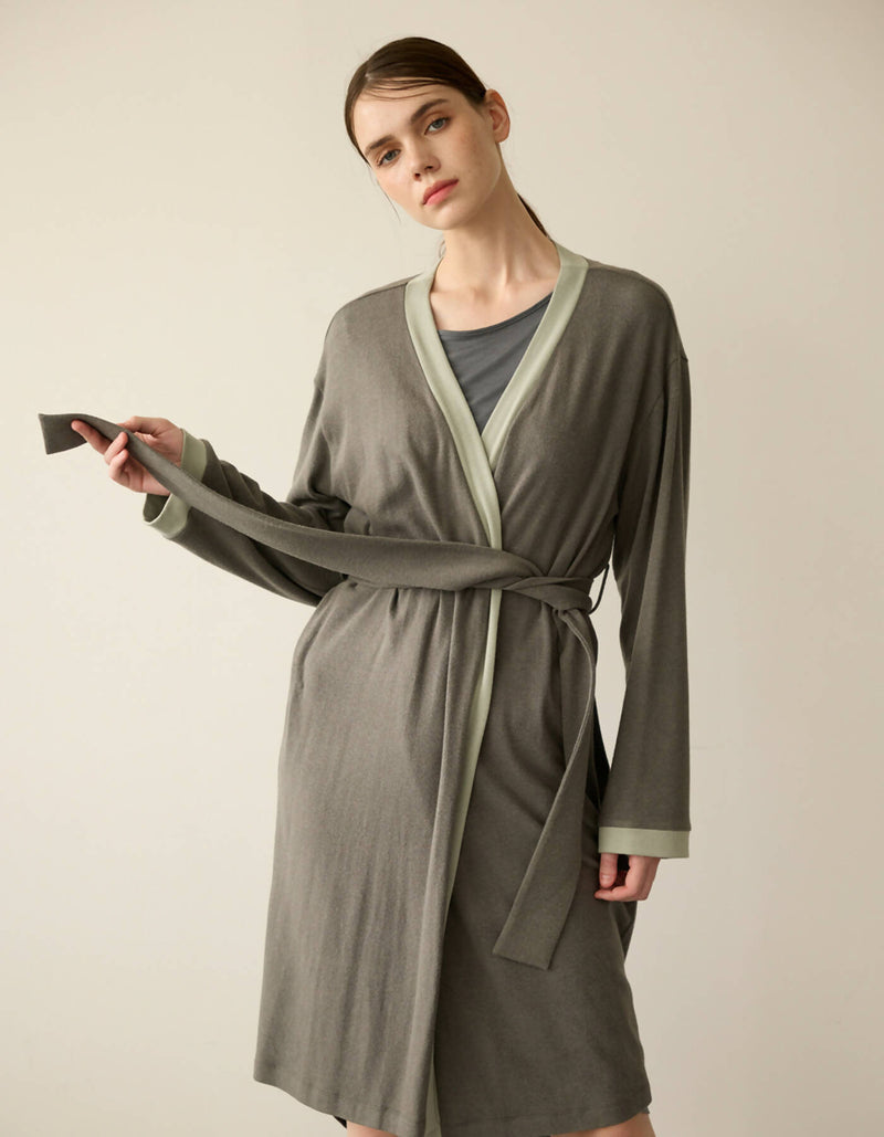 Angora Blended Long Knit Cardigan