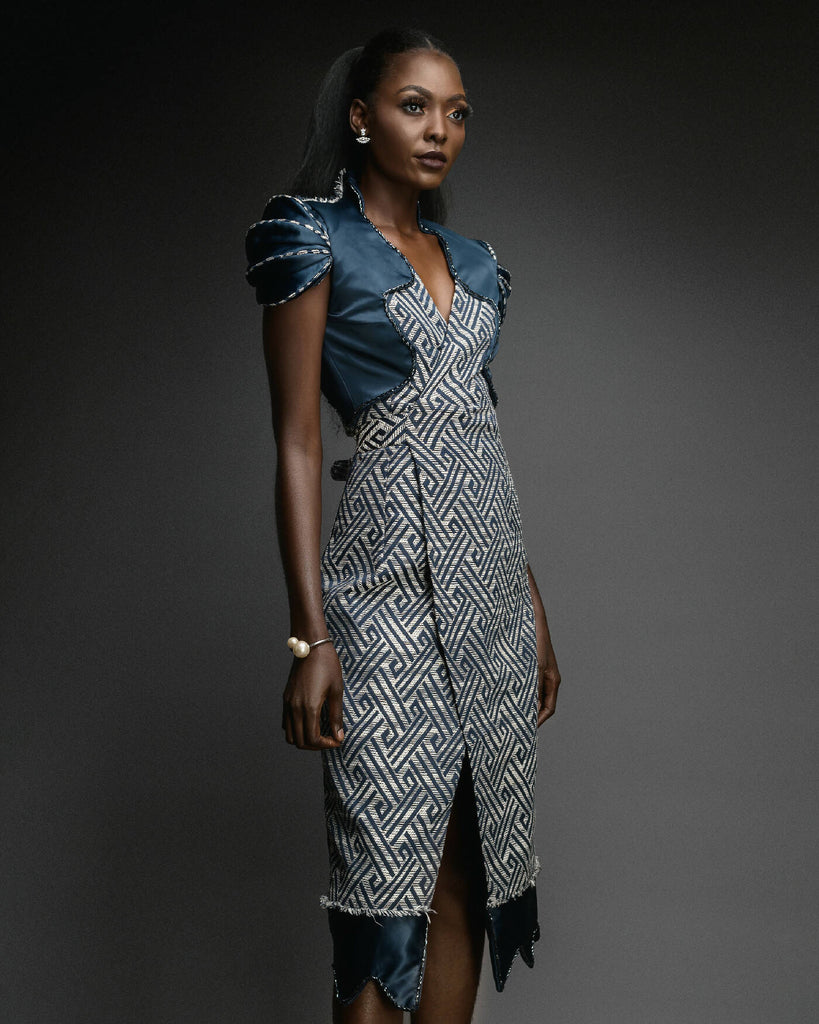 Adola Wrap Jacket Dress