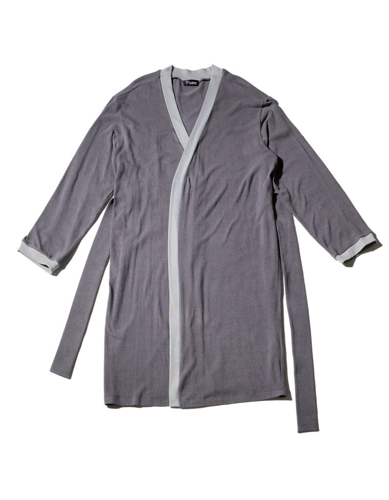 Angora Blended Long Knit Cardigan