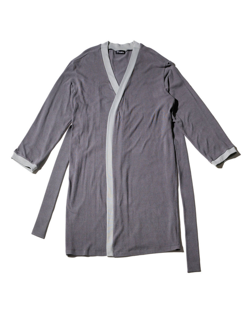 Angora Blended Long Knit Cardigan