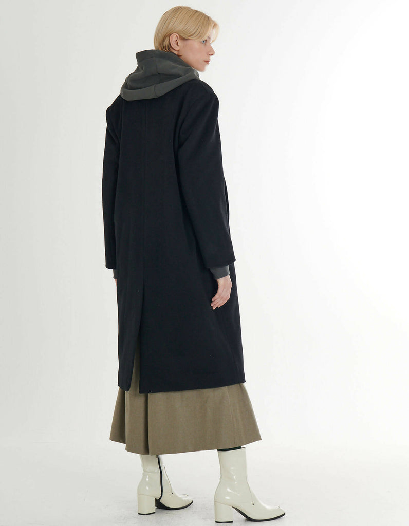 Cashmere Loose Fit H-Line Coat