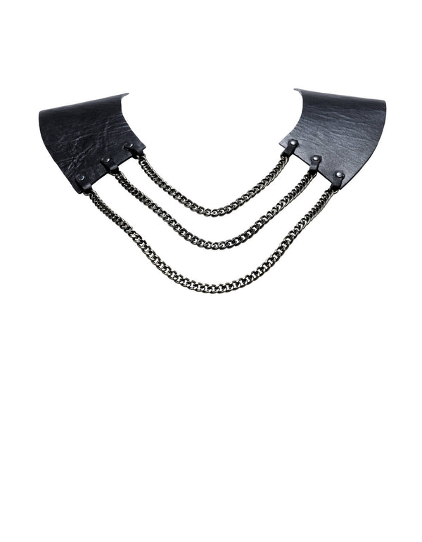 Hawa Leather Collar Necklace