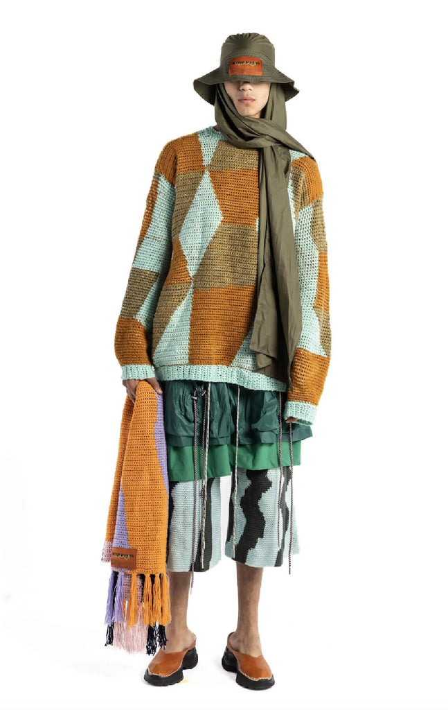 MINUF KNIT PANTA- COURT