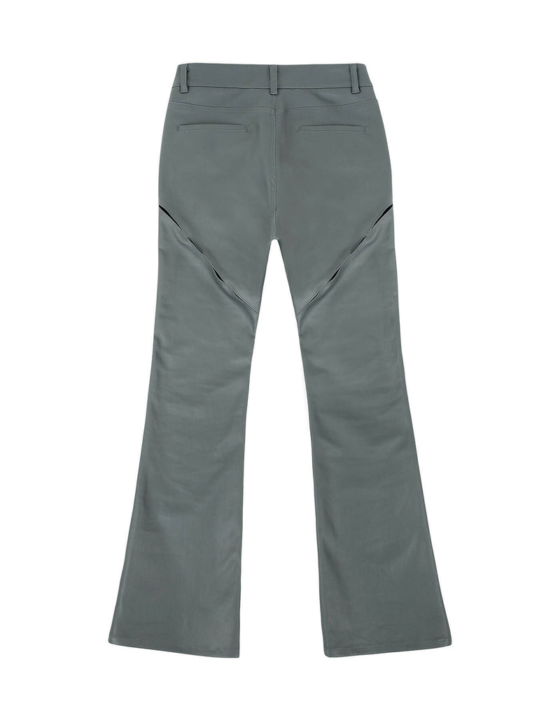 Coated Back Slit Jeans