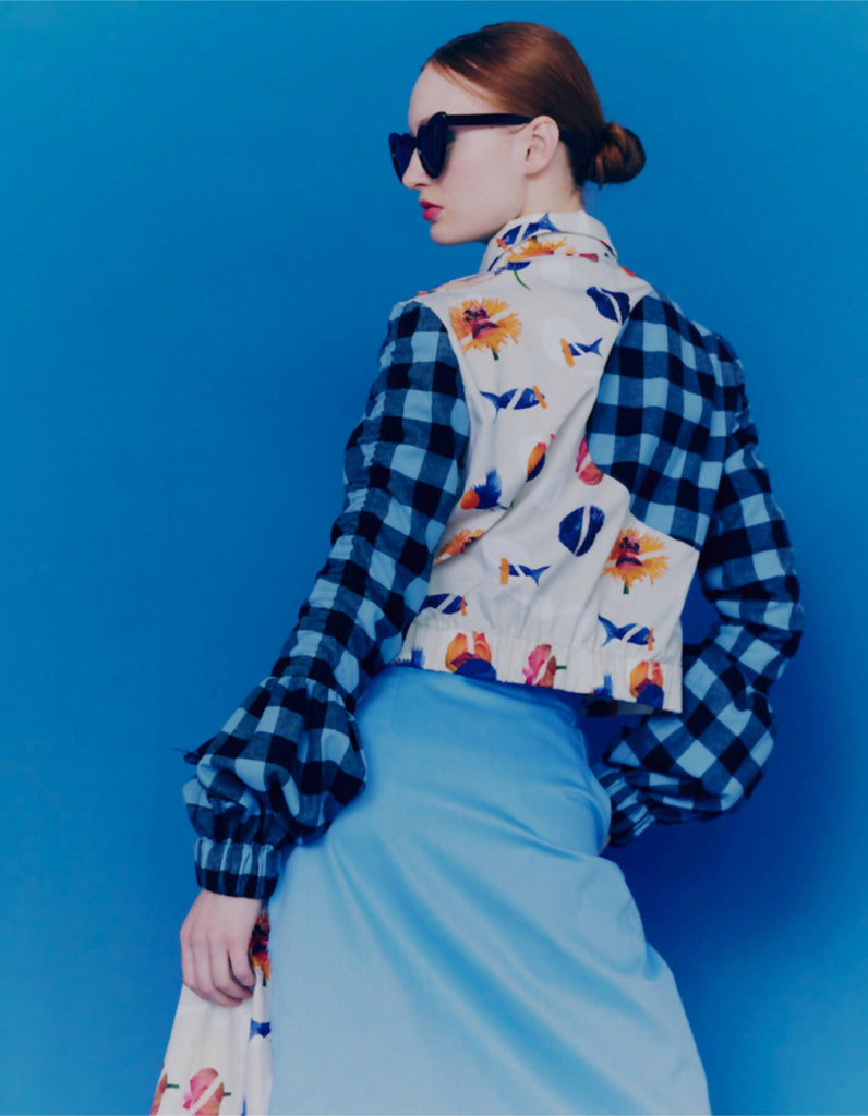 Two fabric shirt