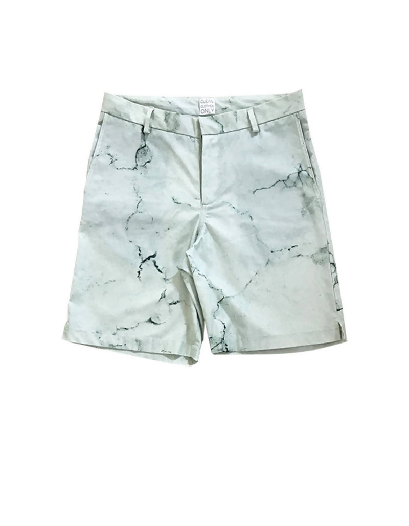 Printed Slim Shorts