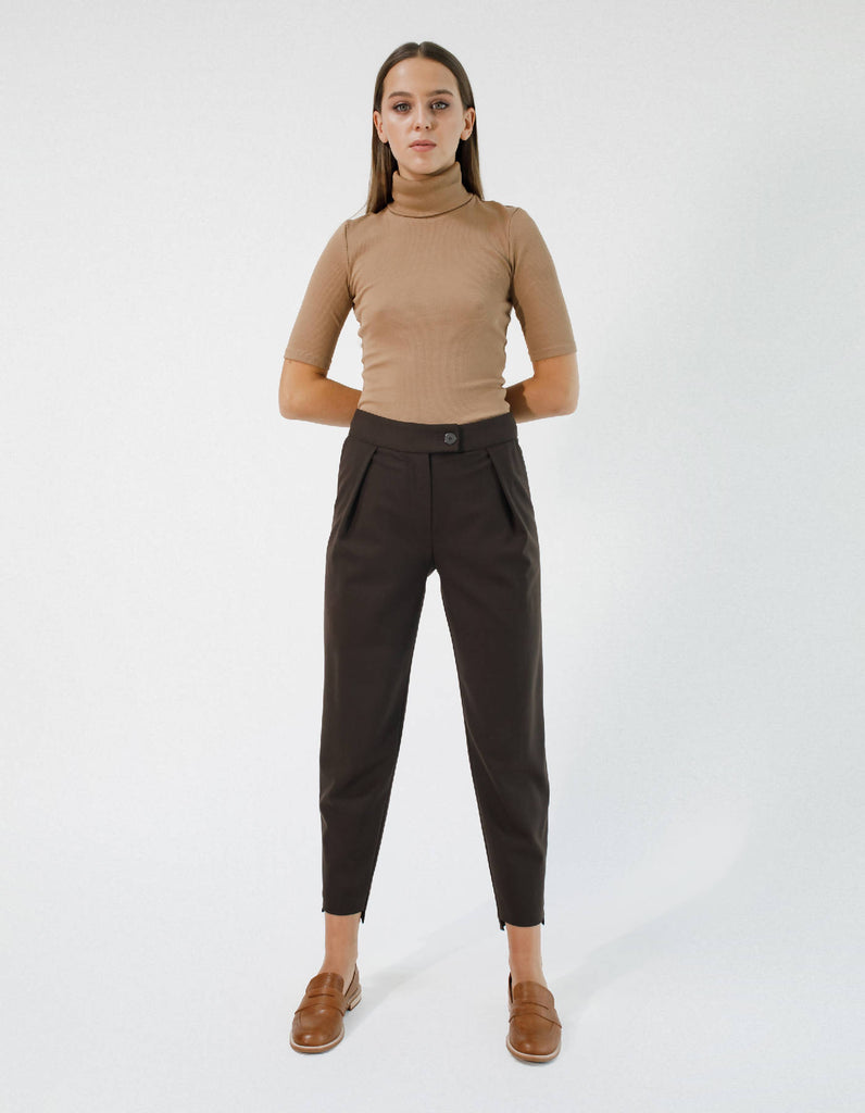 Wool Pencil Pants