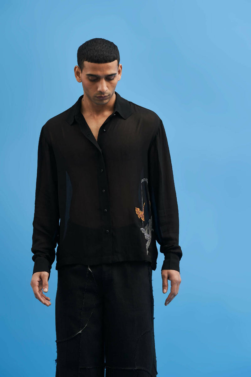 Sutairu Hand Embroidered Shirt