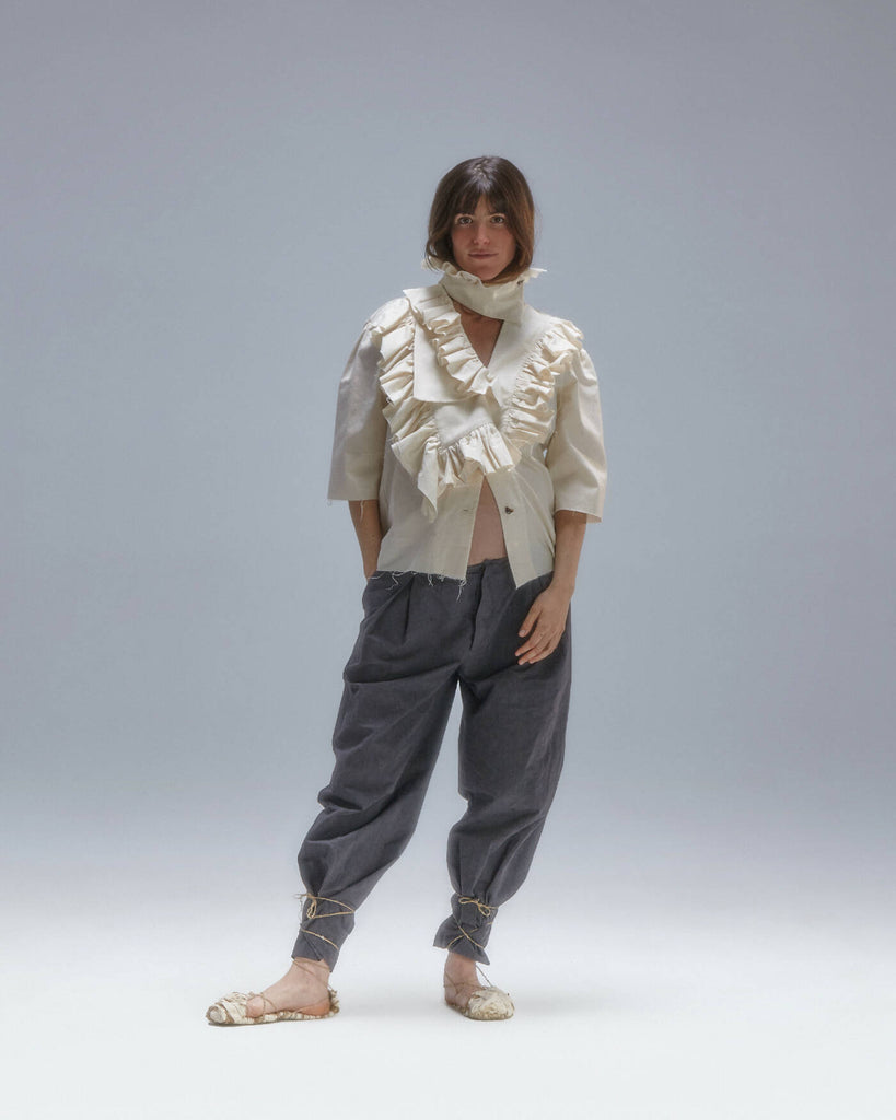 003-19 Ruffle Shirt