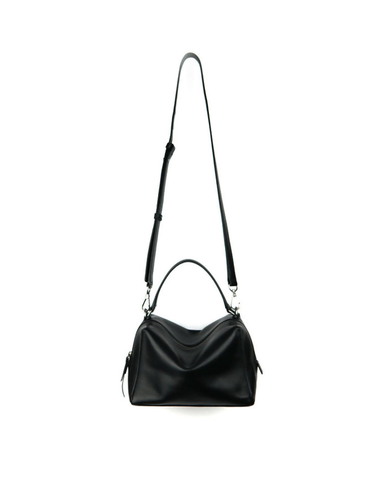 Mini Valley Cube Shoulder Bag-Black