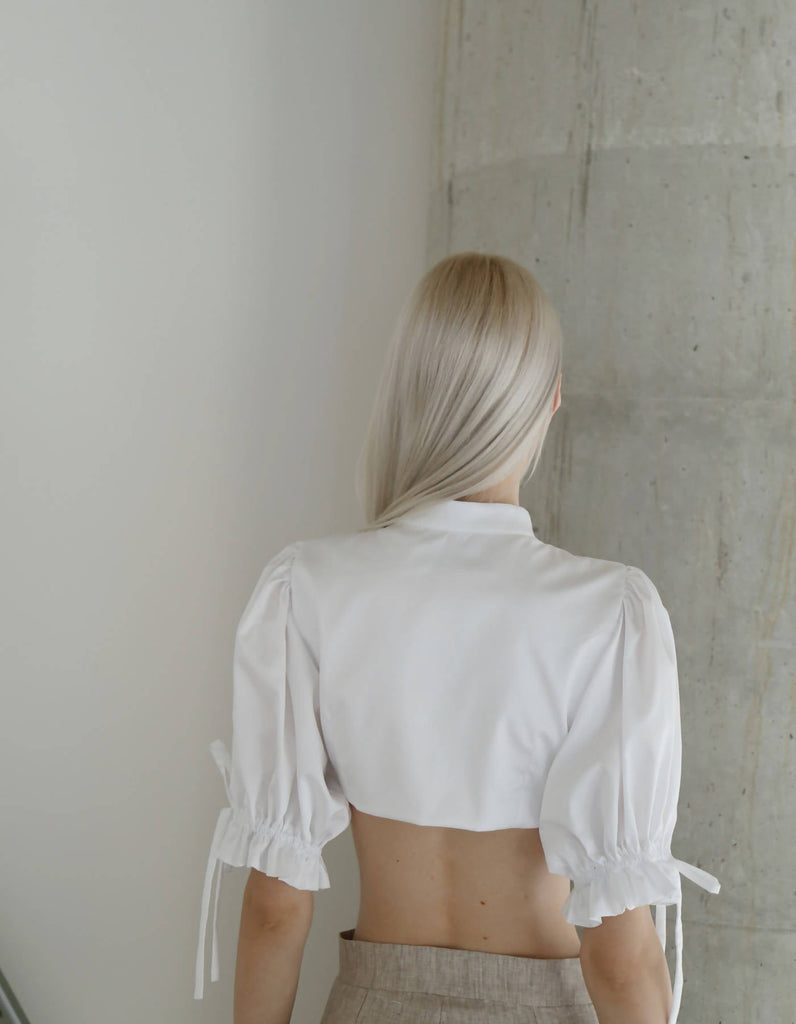 Dite Button Up White Shirt