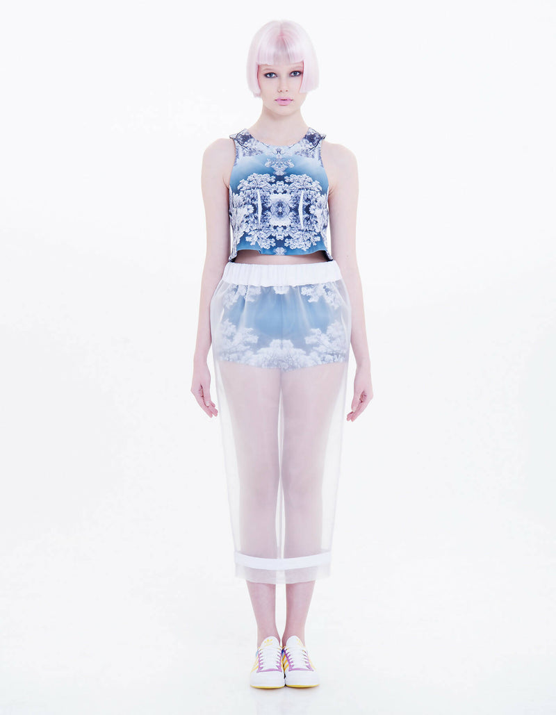 Reality Open Back Crop Top