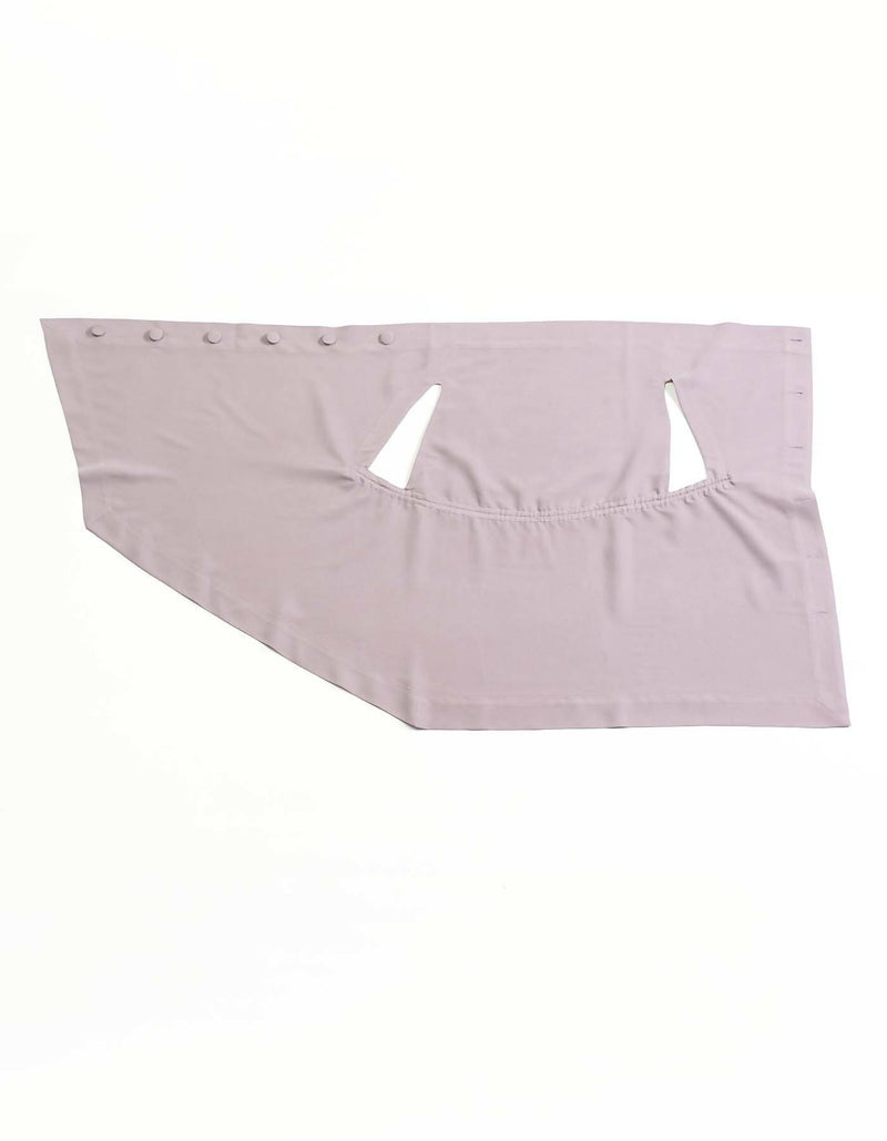 Sleeveness Top with Closed-Neck and Midi Skirt
