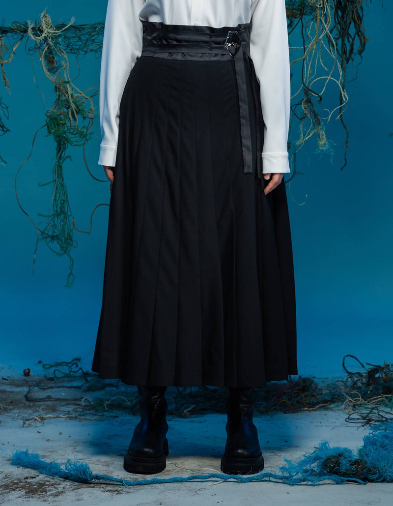 Ocean Wave A-line Skirt